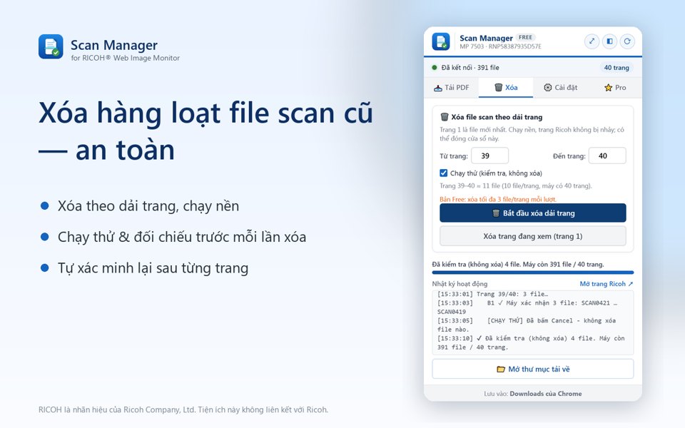 Xóa hàng loạt